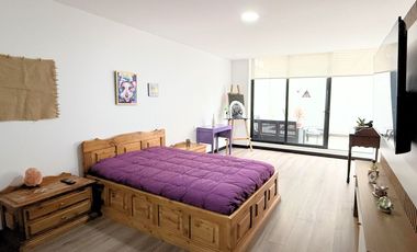 Departamento en Ponceano, en venta, con patio cubierto