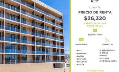 Departamento en renta Lusanta