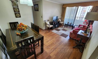 Venta de departamento en Av. Macul esq. Los Olmos, con 3 dormitorios, 2 terrazas, piscina, cowork y gran conectividad en condominio seguro