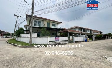 2-storey detached house, 72.6 sq m., Casa Ville Village, Ram Intra - Hathai Rat, Hathai Rat Road, Lam Luk Ka, Pathum Thani