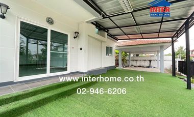2-storey detached house, 72.6 sq m., Casa Ville Village, Ram Intra - Hathai Rat, Hathai Rat Road, Lam Luk Ka, Pathum Thani