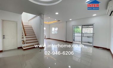 2-storey detached house, 72.6 sq m., Casa Ville Village, Ram Intra - Hathai Rat, Hathai Rat Road, Lam Luk Ka, Pathum Thani