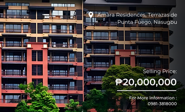 For Sale: Fully Furnished 2-Bedroom Condo at Amara Residences, Nasugbu, Batangas