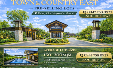 Residential Lot for Sale in Town & Country East, Brgy. Matab-ang, Talisay City