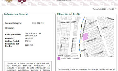 DEPARTAMENTO EN VENTA EN NAPOLES BENITO JUAREZ CDMX VL11-RB-30
