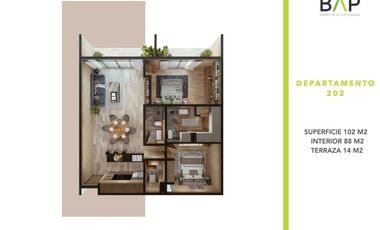 Departamento en venta Lusanta