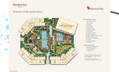 For Sale: 1 Bedroom at Mandani Bay by HTLand, Inc., Mandaue - 66.57sqm.