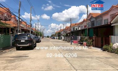 2-storey townhouse, 29.4 sq m, Petch Anan Village, near Lat Sawai Market, Rangsit-Nakhon Nayok Road, Phra Ong Chao Sai Lam Luk Ka Road, Pathum Thani
