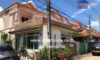 2-storey townhouse, 29.4 sq m, Petch Anan Village, near Lat Sawai Market, Rangsit-Nakhon Nayok Road, Phra Ong Chao Sai Lam Luk Ka Road, Pathum Thani