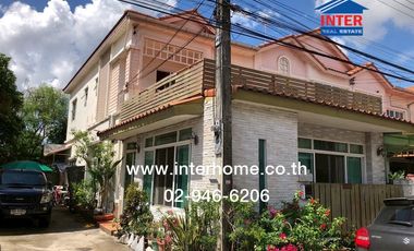2-storey townhouse, 29.4 sq m, Petch Anan Village, near Lat Sawai Market, Rangsit-Nakhon Nayok Road, Phra Ong Chao Sai Lam Luk Ka Road, Pathum Thani