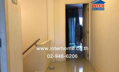2-storey townhouse, 29.4 sq m, Petch Anan Village, near Lat Sawai Market, Rangsit-Nakhon Nayok Road, Phra Ong Chao Sai Lam Luk Ka Road, Pathum Thani
