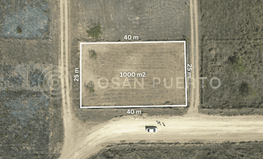 Se Vende Amplio terreno con vista al mar en Playa Agua Blanca