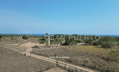 Se Vende Amplio terreno con vista al mar en Playa Agua Blanca