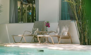 EXCLUSIVA CASA DENTRO DE PUERTO AVENTURAS, CON ACCESO DIRECTO AL CAMPO DE GOLF Y ALBERCA DE 15M