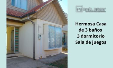 Vendemos casa de 3 dormitorios, 3 baños en Villa Las Bodegas