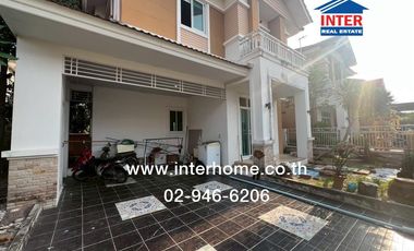 2-storey detached house, 50.4 sq.w., Sirikan Village 3, near Wat Lat Pla Duk, Kanchanaphisek Road, Bang Yai, Nonthaburi