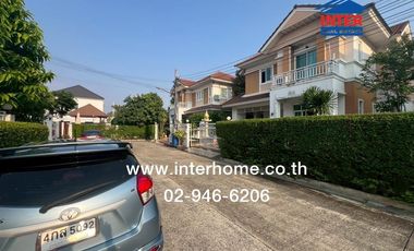2-storey detached house, 50.4 sq.w., Sirikan Village 3, near Wat Lat Pla Duk, Kanchanaphisek Road, Bang Yai, Nonthaburi