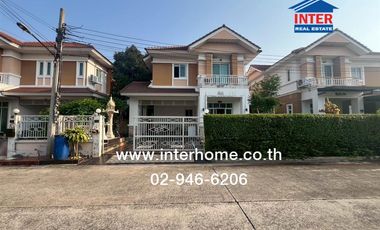 2-storey detached house, 50.4 sq.w., Sirikan Village 3, near Wat Lat Pla Duk, Kanchanaphisek Road, Bang Yai, Nonthaburi