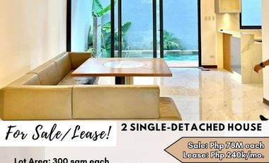 For Sale/Lease: 2 Single Detached House located at Multinational Village,Parañaque City