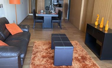 Magnifico Departamento Amueblado en Renta en Reforma 27 con Balcón 1 Recamara