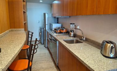 Magnifico Departamento Amueblado en Renta en Reforma 27 con Balcón 1 Recamara