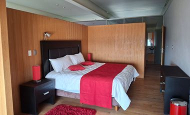 Magnifico Departamento Amueblado en Renta en Reforma 27 con Balcón 1 Recamara