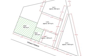 Commercial Lots for Long Term Lease Brgy. Pinagbuhatan ,Urbano Velasco Ave. , Pasig City