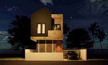 Minimalist 2-Story House Under Construction, Affordable Price on Jl. Suradipa, Peguyangan, North Denpasar