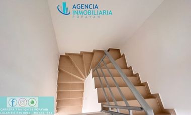 Agencia inmobiliaria Popayán, ALQUILA CASA EN CONJUNTO RESIDENCIAL COMPOSTELA, junto al complejo deportivo. 🏡