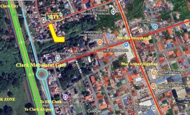 RUSH SALE LOT IDEAL FOR LIGHT WAREHOUSES / RESORTS / APARTMENTS IN PAMPANGA NEAR CLARK