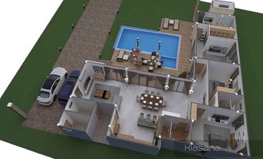 New and Exclusive, Three Bedroom Villa on Large Land Plot