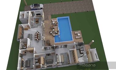 New and Exclusive, Three Bedroom Villa on Large Land Plot