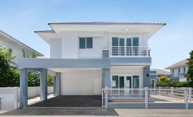 บ้านเดี่ยว 2 ชั้น รีโนเวทใหม่ คุณาลัยพราว บ้านกล้วย-ไทรน้อย แปลงมุมพร้อมห้องรับรอง
