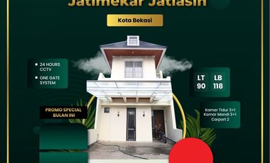 Rumah Mgn KODAU, SIAP HUNI 2 LANTAI Murah Mewah Townhouse Jatimekar Jatiasih Kota Bekasi Jual Dijual