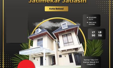 Rumah Mgn KODAU, SIAP HUNI 2 LANTAI Murah Mewah Townhouse Jatimekar Jatiasih Kota Bekasi Jual Dijual