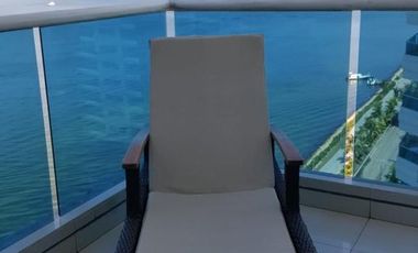 ARRIENDO APARTAMENTO AMOBLADO FRENTE A LA BAHIA DE CASTILLOGRANDE