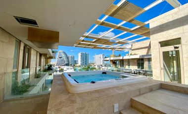 DEPARTAMENTO EN RENTA CON ACABADOS DE LUJO ITALIANOS, OPORTUNIDAD DE PRECIO EN PUERTO CANCUN
