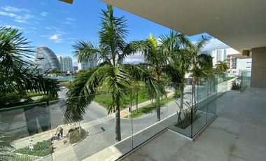 DEPARTAMENTO EN RENTA CON ACABADOS DE LUJO ITALIANOS, OPORTUNIDAD DE PRECIO EN PUERTO CANCUN