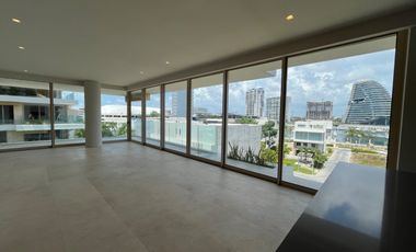 DEPARTAMENTO EN RENTA ALBA MARINA PUERTO CANCUN, 4 RECAMARAS CON ACABADOS ITALIANOS