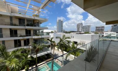 DEPARTAMENTO EN RENTA ALBA MARINA PUERTO CANCUN, 4 RECAMARAS CON ACABADOS ITALIANOS