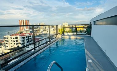 Espectacular departamento Loft completamente nuevo con vista al mar.