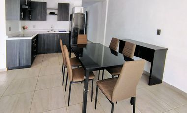 DEPARTAMENTO SEMI AMUEBLADO EN RENTA EN SANTIAGO MOMOXPAN, SAN PEDRO CHOLULA, PUEBLA, FORJADORES,  2 recámaras