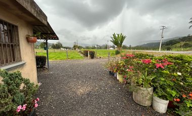 SE VENDE FINCA EN ARCABUCO SOBRE VIA PRINCIPAL