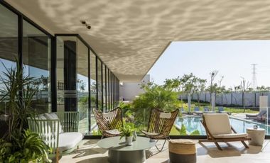 Renta Residencia🏠en Privada Soluna, al norte de Mérida, Yucatán, 3 Recámaras🛏️, piscina, etc.