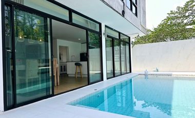 🏡 FOR SALE or RENT – Luxury Modern Pool Villa in Pa Daet, Chiang Mai 🌴💦 ✨ Prime location near Big C Mae Hia, minimalist design, private saltwater p