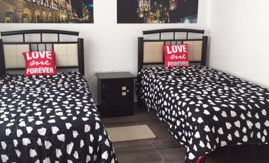 Departamento en renta en el centro de puebla amueblado