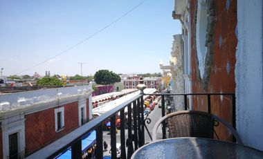 Departamento en renta en el centro de puebla amueblado