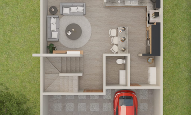 Casa en Venta en Fuerte Ventura con doble altura.