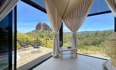 Venta lote con 2 cabañas, (AIrbnb)