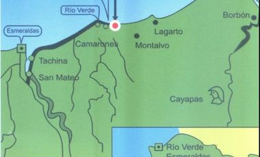 TERRENO DE 220M EN VENTA RIO VERDE ESMERALDAS